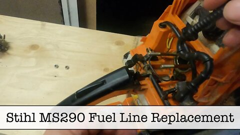 Episode 37 - Repairing the Fuel Line on Stihl MS290