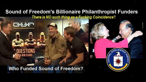 Satanic Pedophile Billionaire Philanthropist Funded Psyop 'Sound of Freedom'! [21.07.2023]