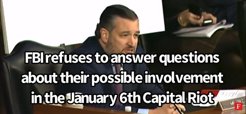 JAN 6th: FBI REFUSES to EXEMPT THEMSELVES from any involvement in the breach of the capital