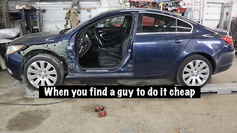 The last repair made this rebuild worse than the accident. Fixing a hacked up Buick Regal