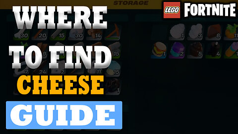 Where To Find Cheese In LEGO Fortnite