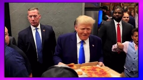 TRUMP AT DOWNTOWN HOUSE OF PIZZA - FORT MYERS FLORIDA - APRIL 21, 2023