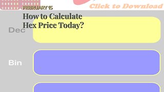 How to Calculate Hex Price Today?