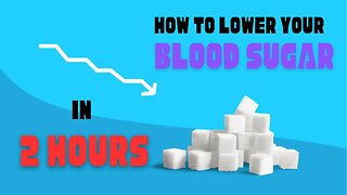 How to lower your Blood Sugar FAST in only 2 HOURS! (Blood Sugar Supplement in Description!)