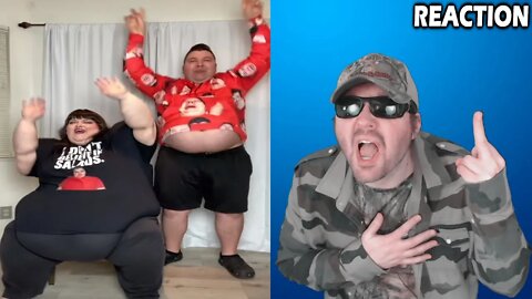 Exercising With Hungry Fat Chick #shorts (Nikocado Shorts) REACTION!!! (BBT)