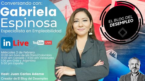 Gabriela Espinosa en El Blog del Desempleo
