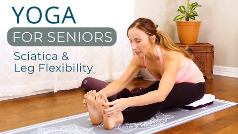 Gentle Yoga for Beginners | Sciatica Pain Relief & Leg Stretches with Tessa