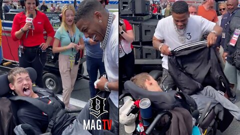 Nelly Surprises Fan By Giving His Jacket Away As A Gift! 🙏🏾