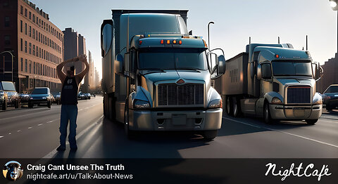 US Truck Drivers Protest New York Wont Deliver Food To New York Truckers Protest