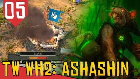 Cerco e Contracerco - Total War Warhammer 2 Ashashin #05 [Gameplay Português PT-BR]