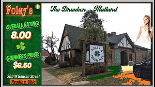 The Drunken Mallard visits Foley's Irish Pub in Reading, OH