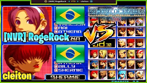 The King of Fighters 2002 ([NVR] RogeRock Vs. cleiton) [Brazil Vs. Brazil]