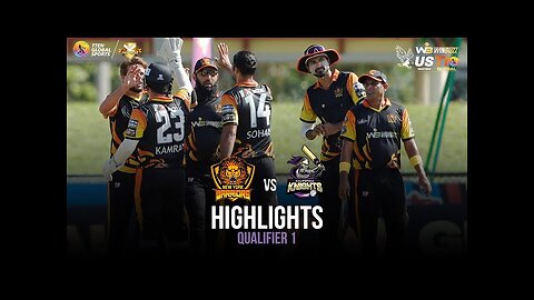 US Masters T10 2023, Qualifier 1 Highlights: New York Warriors vs California Knights | Match 22