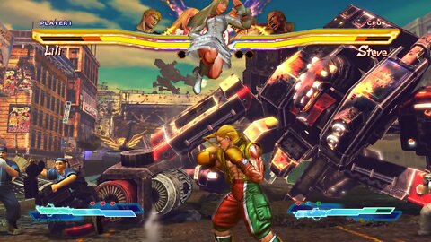 Street Fighter X Tekken: Lili & Cody vs Steve & Marduk - 2K 1440p