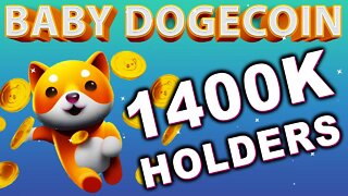 BABY DOGECOIN 1400k HOLDERS !!!