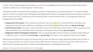 Does Texas Gun Law Violate Federal Gun Law - Texas Peace Officers Exempt From Domestic Violence