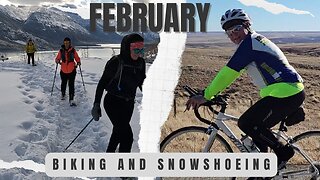 Biking to the Buffalo Jump| Snowshoeing in Waterton