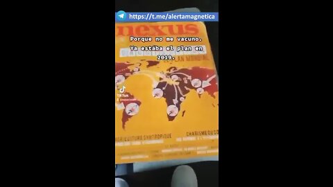 Plan de vacunación mundial desglosado en marzo/abril de 2019 en revista francesa Nexus.