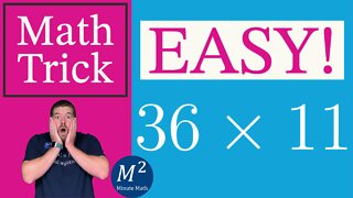 Multiply by 11 with EASE! - Minute Math Tricks - Part 49 #shorts