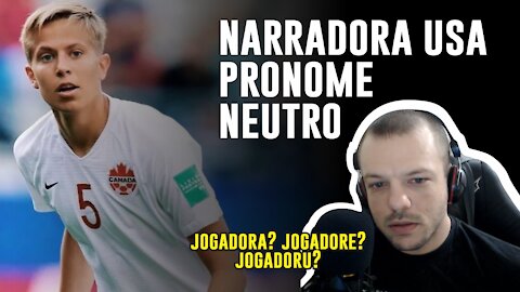 Mídia reverencia narradora por utilizar pronome neutro!