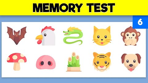 VISUAL MEMORY TEST | Train your visual memory