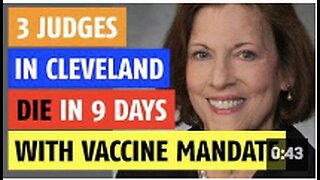 3 judges die unexpectedly in 9 days span in Cleveland with vaccine mandate
