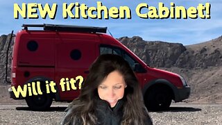 Van Life: I Got a New Cabinet and It's Amazing