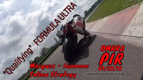 "Márquez - Iannone Follow Strategy" @ PIR - R1 Superbike #1 Club Champion Andy Dibrino vs. Irnie