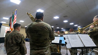28th Infantry Division Band performs Roll On!