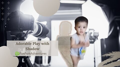 Pure Joy: Kid's Playtime with His Shadow Will Melt Your Heart! ❤️