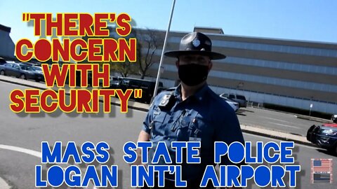 "It's A High Security Area". ID Refusal. Snitch Culture. State Police. Everett. Boston. Mass.