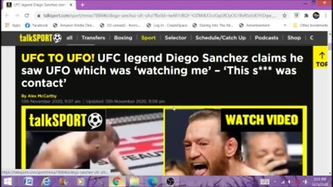 UFC Legend Diego Sanchez Has Encounter With A UFO Paranormal News