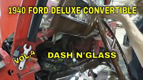 1940 FORD DELUXE CONVERTIBLE INTERIOR TEAR DOWN