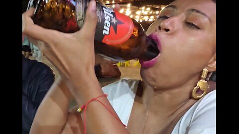 IP2 Stories - Nananips Sucking a Beer like a COCK!