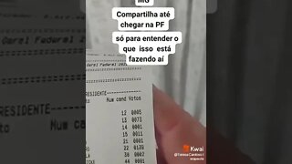 Conferindo os BUs de urnas e deu quase tudo 22