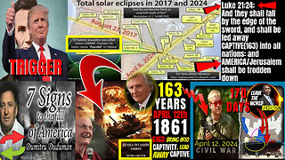 🔴RED ALERT🔴 APRIL 8 SOLAR ECLIPSE Cross 7 Salems = 163 Years Civil War Film = AMERICA/JERUSALEM Captivity - HENRY GRUVER AND DAVID WILKERSON AMERICA ATTACKED #RUMBLETAKEOVER