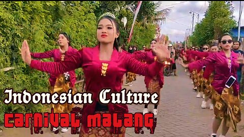 Indonesian Culture. Carnival Malang