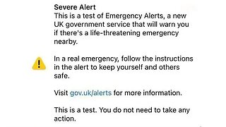 Uk Government issue revised emergency alert ⚠️ after complaints flood in.