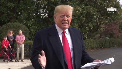 President Trump Delivers Remarks Upon Departure, Nov 20th 2019