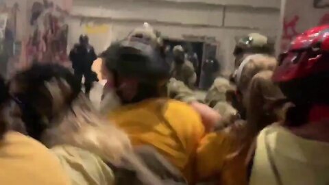 Federal Agents Protecting The Court House from Peaceful BLM/Antifa/Rioter/Looters In Portland Oregon