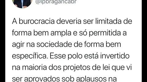 PRÍNCIPE BRASILEIRO DIZ QUE EXCESSO DE BUROCRACIA DEVERIA SER LIMITADA