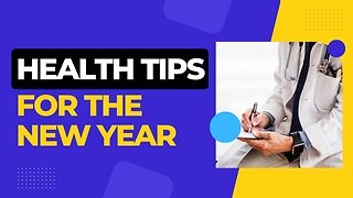 Health Tips For The New Year 2023