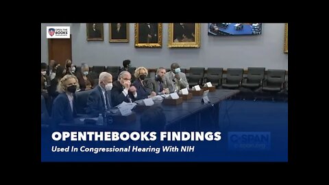 Our Findings Used in Congressional Hearing Holding NIH Accountable