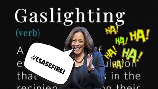 The GASLIGHTING Of America w/Non-Existent CEASEFIRE!...
