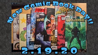 New Comic Book Day!! 2.19.20