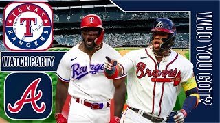 Texas Rangers vs Atlanta Braves | Live Play by Play & Reaction Stream | MLB 2024 Game 20