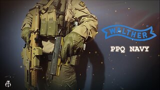 Walther PPQ Tac SD Navy Airsoft GBB Pistol by Umarex Elite Force (Unboxing)