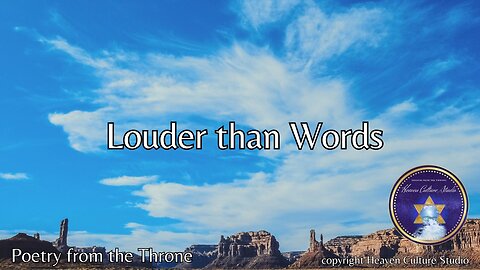Poetry from the Throne: Louder than Words