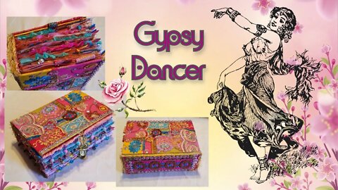 Gypsy Dancer : Hardcover Junk Journal