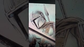 I Want to Draw ✍️ Mandalorian and Darksaber Star Wars - Shorts Ideas 💡